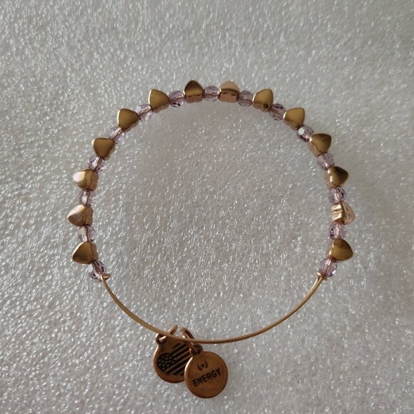 Alex and Ani Jewelry - Alex and ani rose gold I love you 415